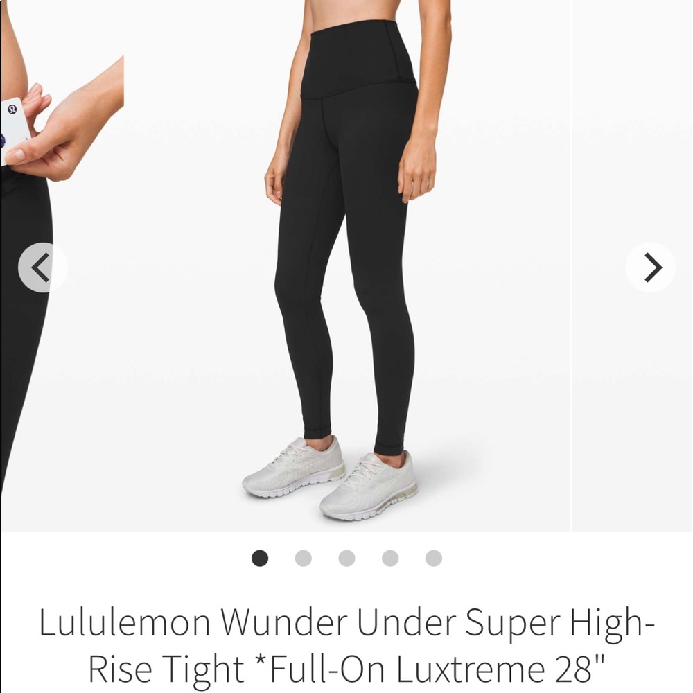 Lululemon SHR Wunder Under 28” leggings